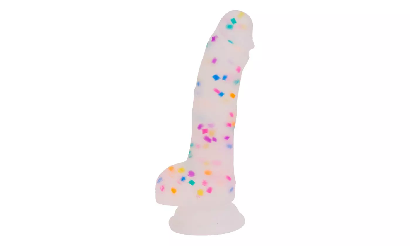 Jelly Glass Suction Cup Dildo – Waterproof Non-Vibrating Adult Toys
