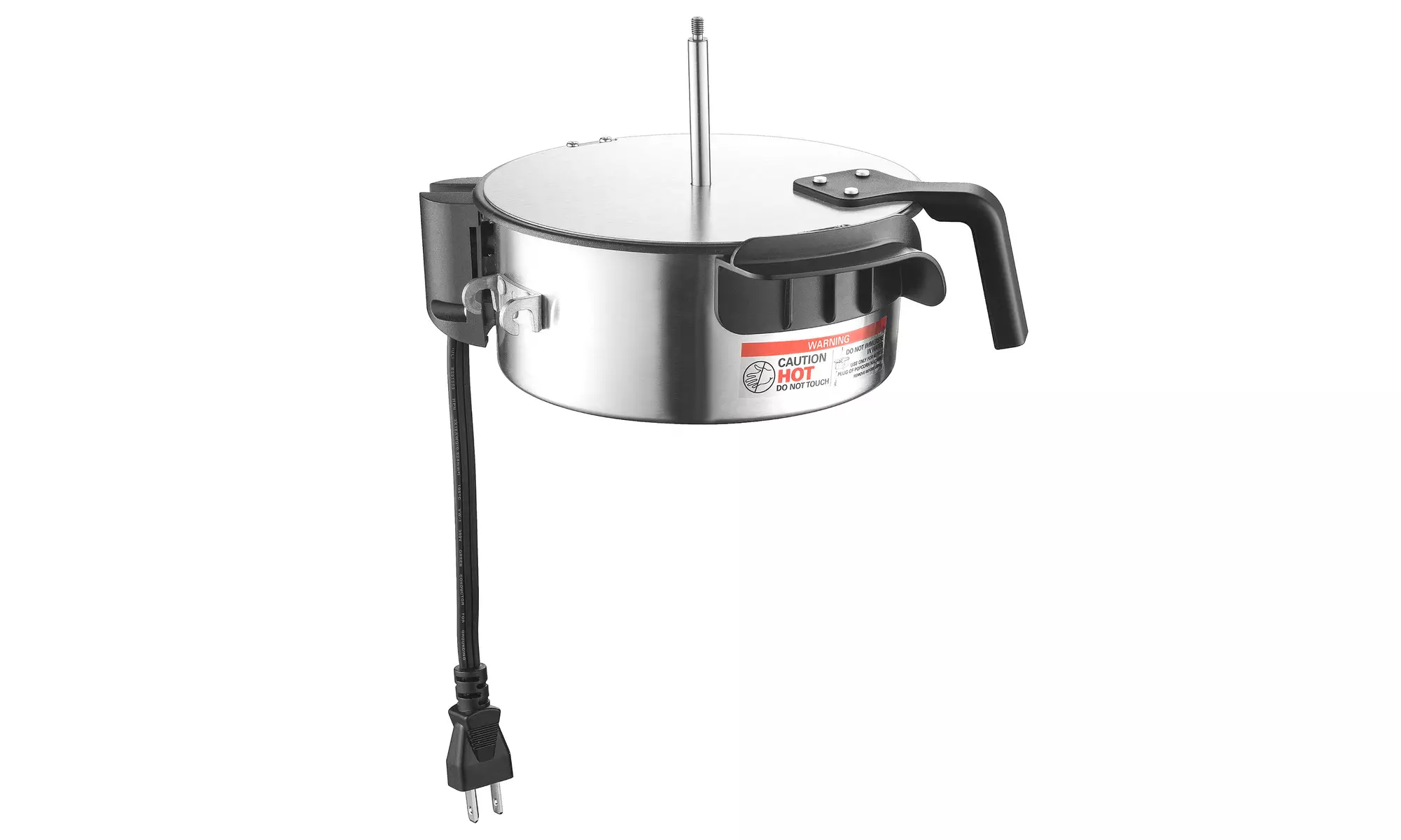 4 Ounce Popcorn Machine Kettle with Lid, Stirrer, Gear Shaft, and 2 Prong Plug - Primary Image