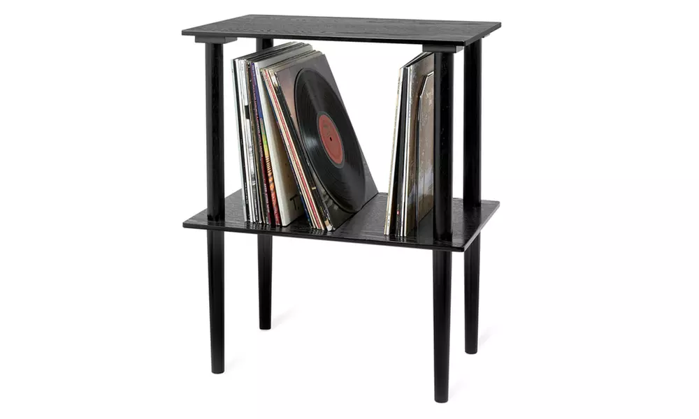 Victrola Wooden Record Player Stand with Vinyl Record Holder - Primary Image