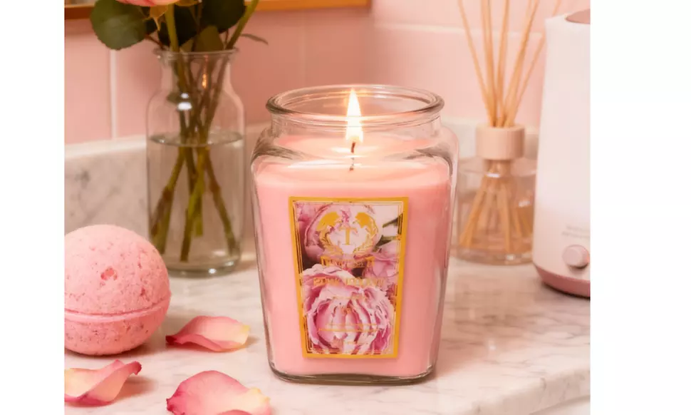 Six-Piece Toccata Aroma Scented Candles in 18oz Diamond Jars