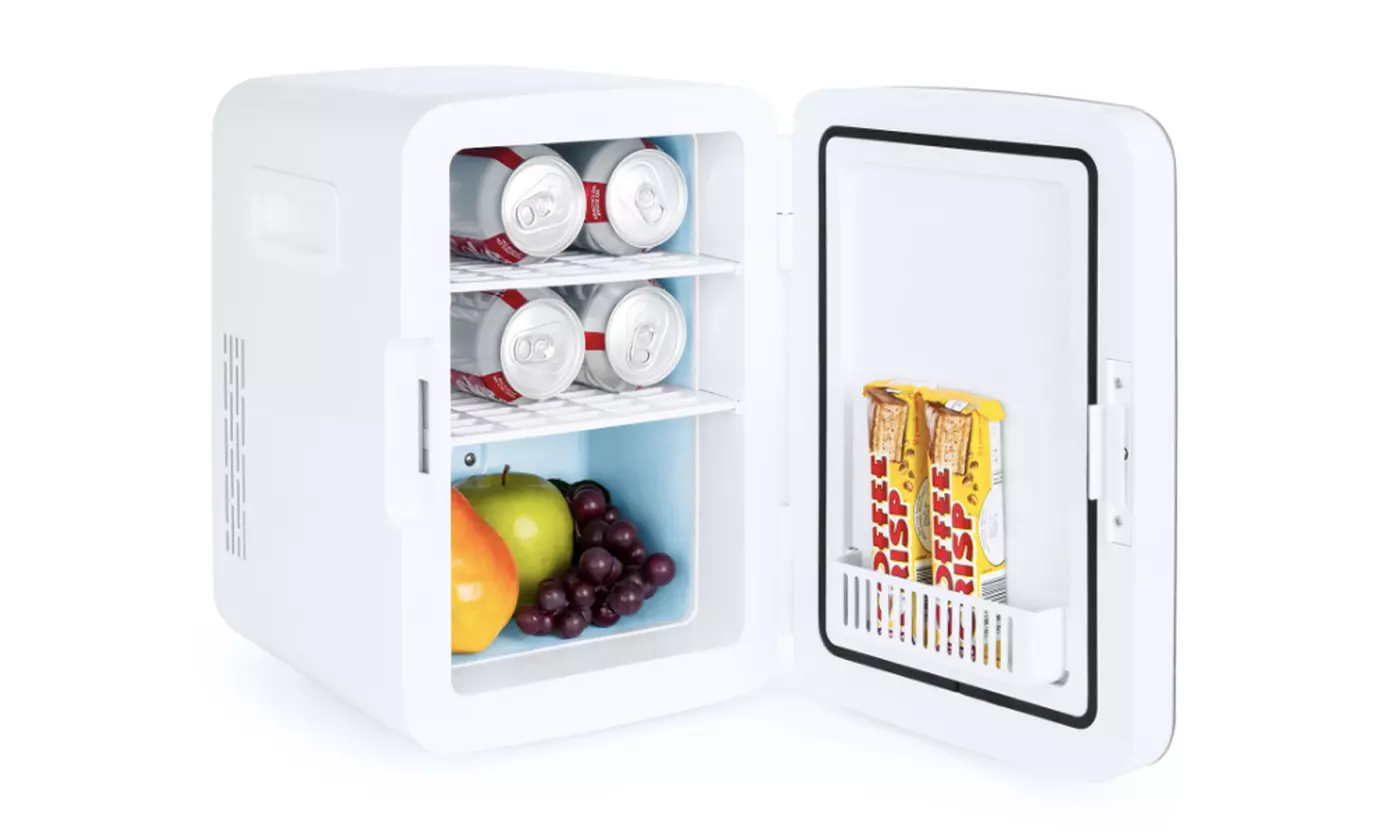 Refrigerator Mini Fridge 10L Cooler and Warmer Cold Warm Box - Second Medium