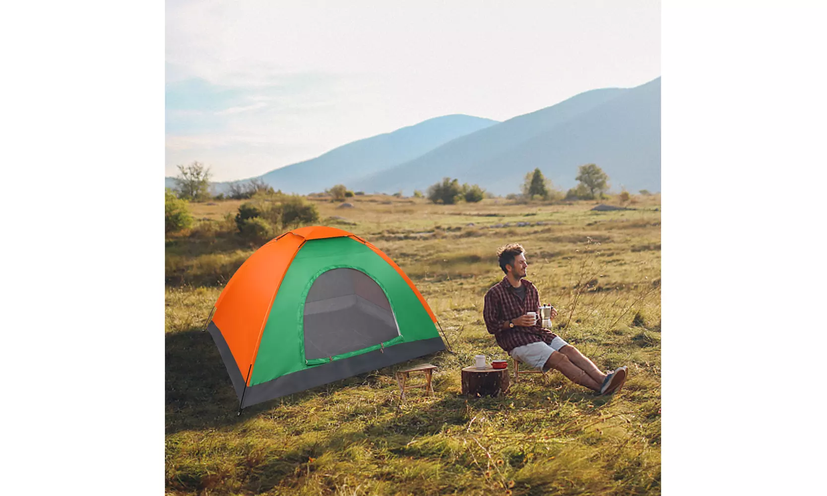 Outdoor Waterproof Camping Dome Tent for Outdoor Hiking Survival