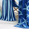 Navy/Royal Blue Starfish & Stripe