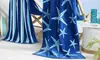 Quick Drying Summer Themed Printed Beach Towels 100% Cotton 2 Pack