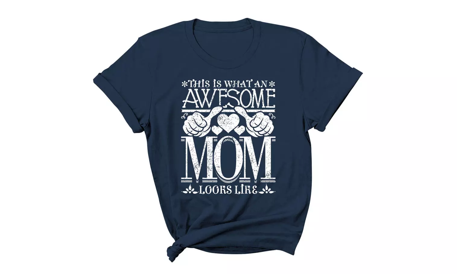 Women Awesome Mom Grandma Looks Like Mother's Day T-Shirt (S-2XL)