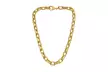 Gold-Plated Paperclip Chain Necklace,  Chic, Modern & Layer-Ready - Second Medium