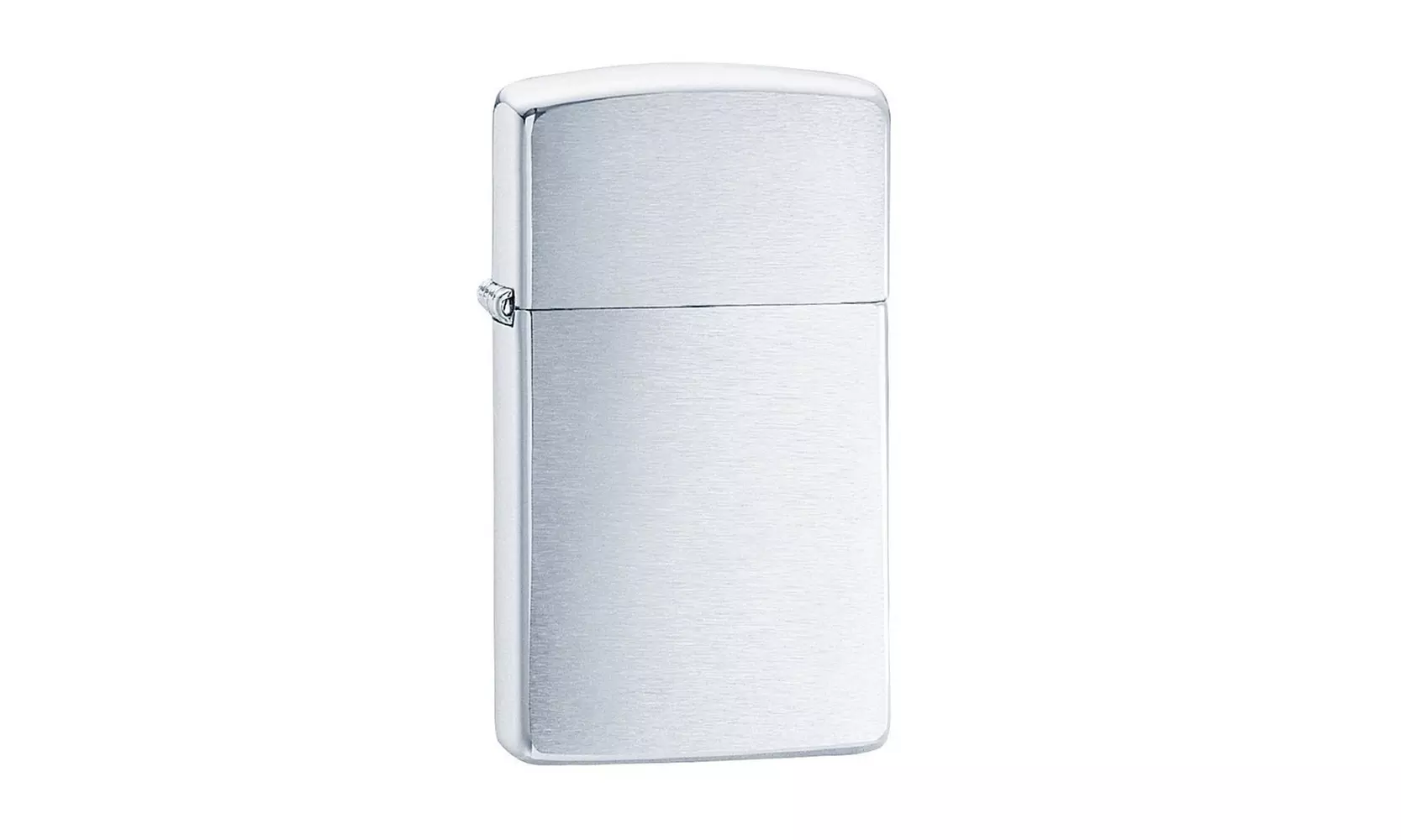 Zippo Brushed Chrome Finish Lighter, Slim, Windproof - Primary Image