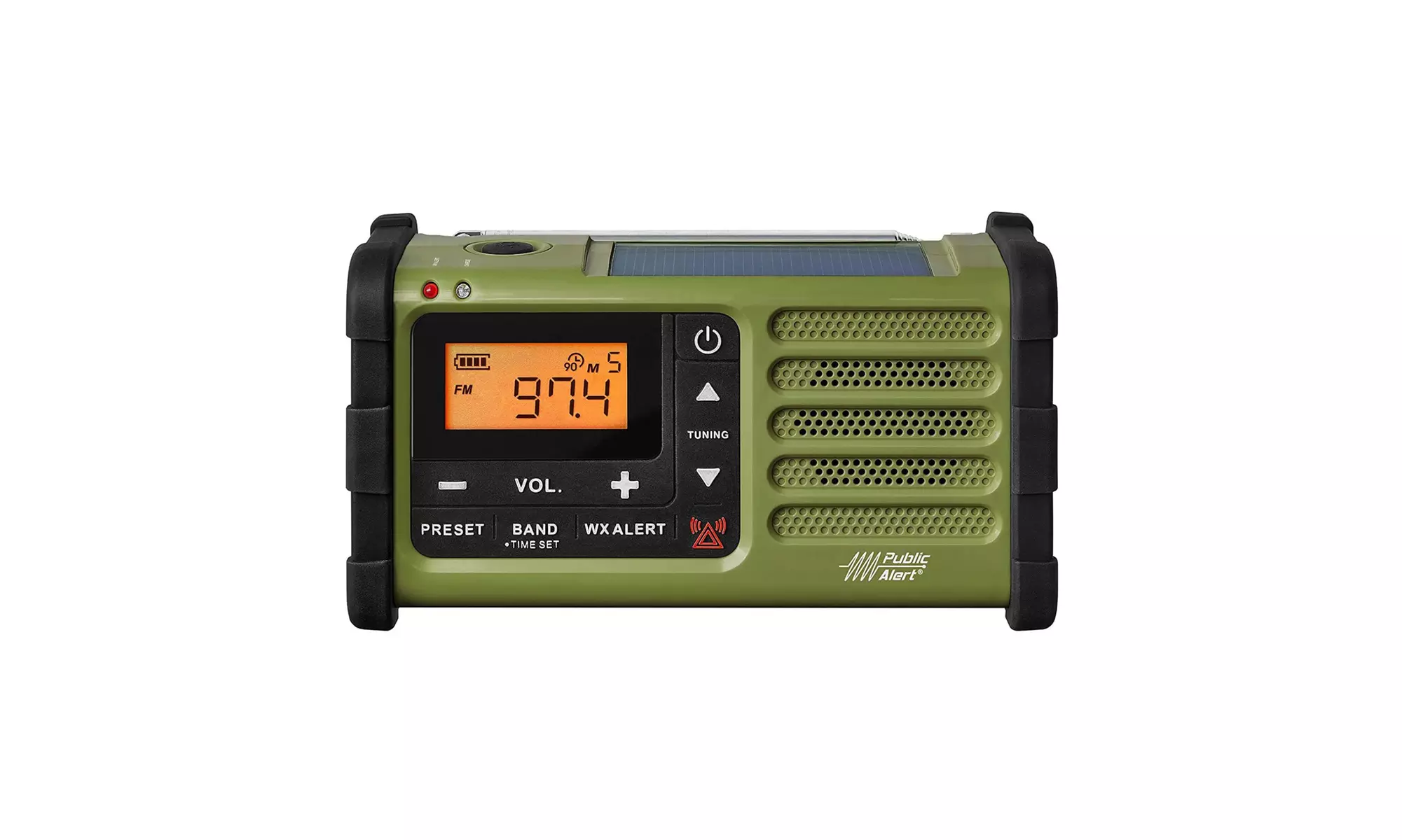 Sangean SG-112 AM/FM Multi-Powered Weather Emergency Radio (Green) - Primary Image