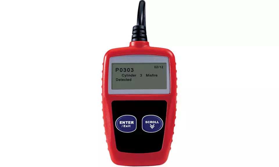 Hyper Tough OBDII CAN Code Reader, Red - Second Medium