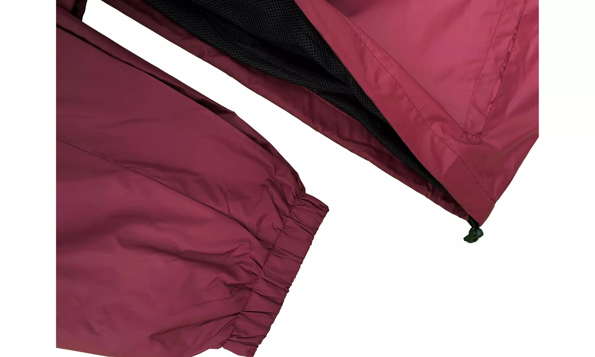 Men's 2-Piece light weight Windbreaker Suit Sauna GYM Set with Mesh Lining 