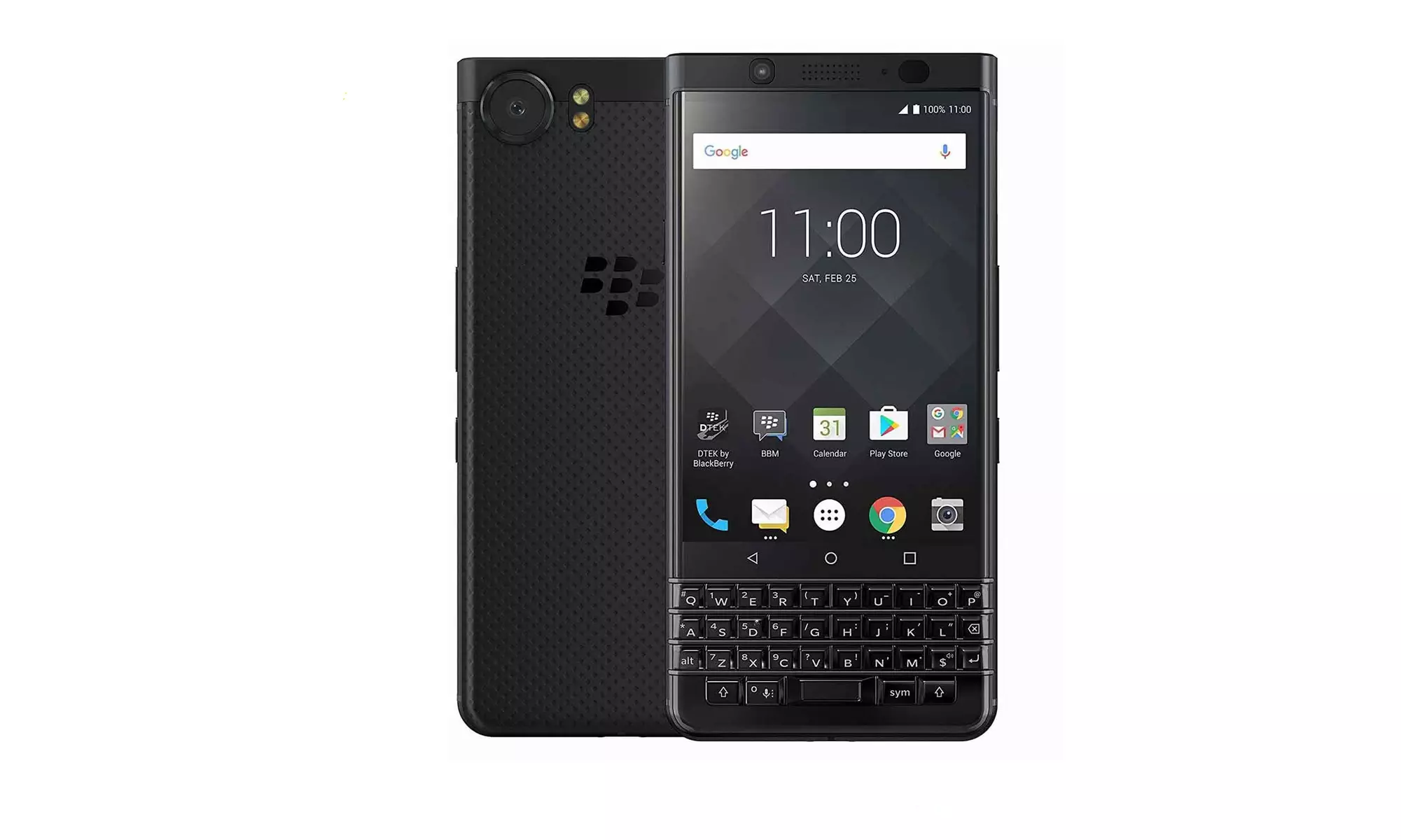 BlackBerry KEYone BB100-7 64GB 4.5" Screen 4GB RAM Factory Unlocked Phone - Mint - Primary Image