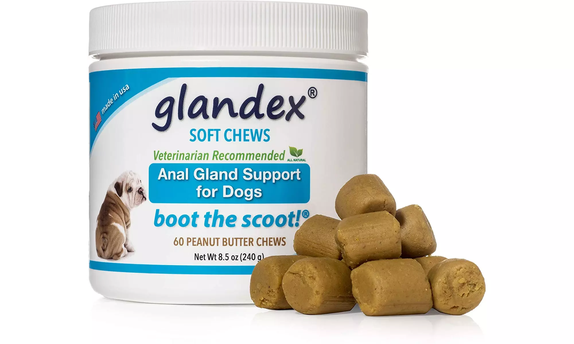 Glandex Anal Gland Soft Chew Treats with Pumpkin for Dogs 60ct  - Primary Image