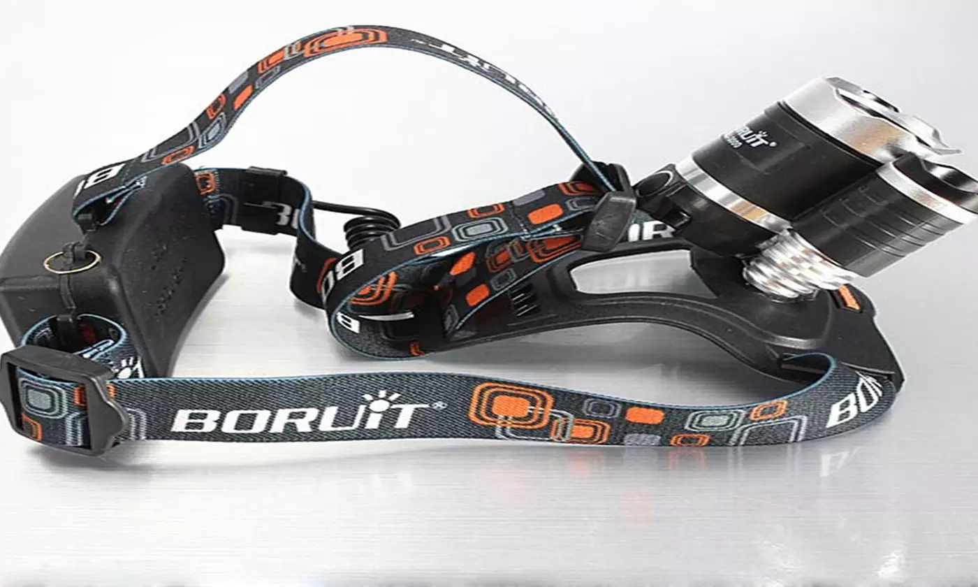 5000LM 10W 3-Mode 5000LM White Light Headlamp Black - Second Medium