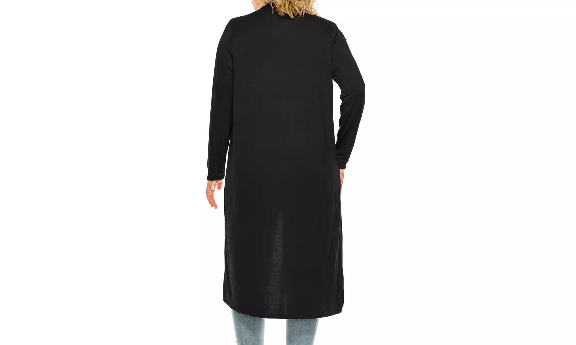 MOA Collection Women's Plus Size Long Sweater Cardigan