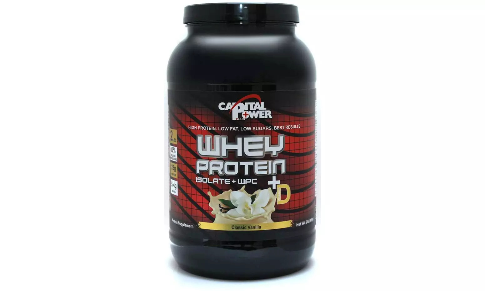 WHEY Protein Isolate Vanilla%80 Protein Powder Vitamin D - Primary Image