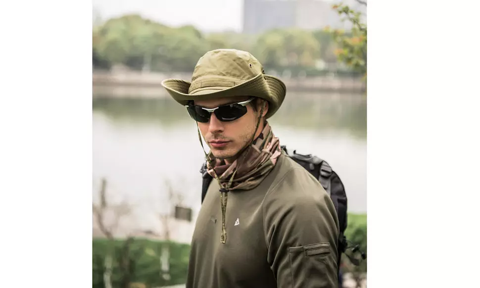 Bucket Hat Outdoor Cap Wide Brim Sun Boonie Fishing Hat for Men and Women