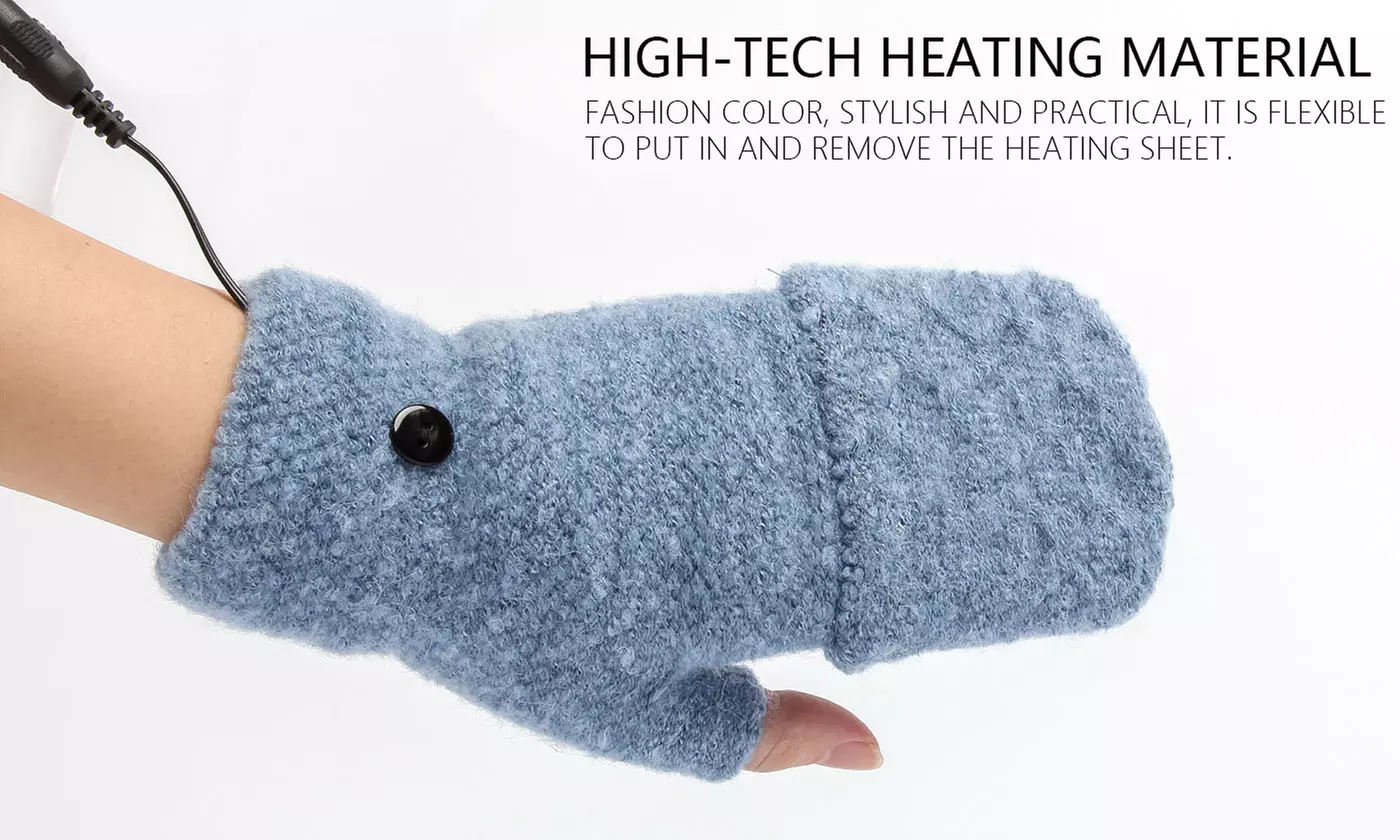 ItBelongs2U USB Electric Heated Gloves