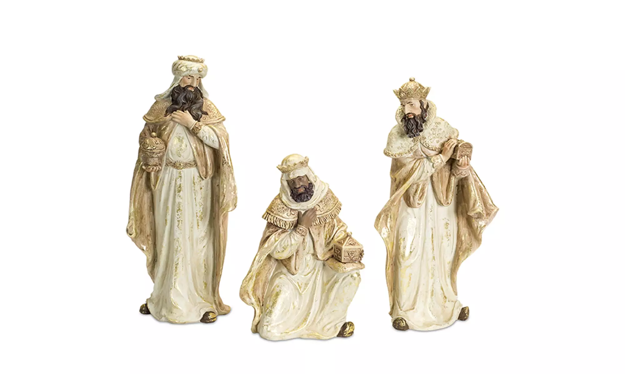 Wisemen (Set of 3) 13"H - 19"H Resin - Primary Image