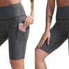Image 1: 2Pack Women Yoga Running Shorts High Waist Workout Shorts Gym Biker Short