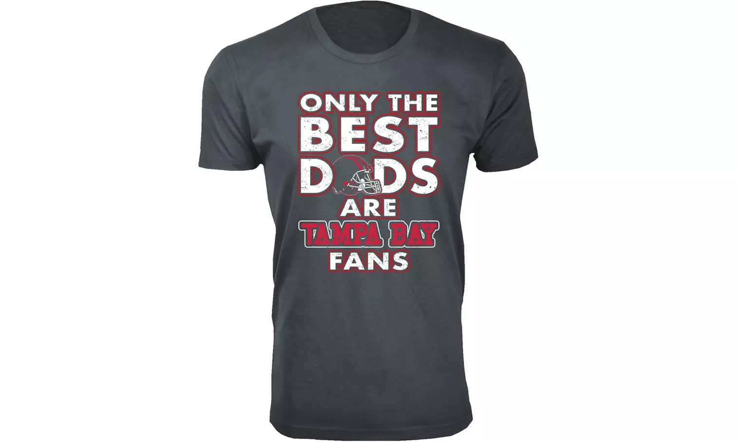 Men Only The Best Dads Football Fan T-Shirt (M-3XL)