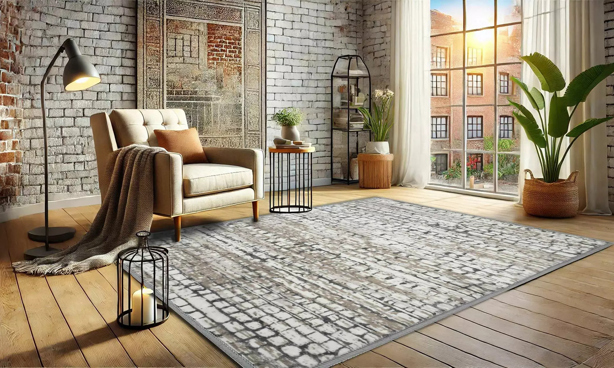 Up To 68% Off on Bibb Home Area Rug | Groupon Goods