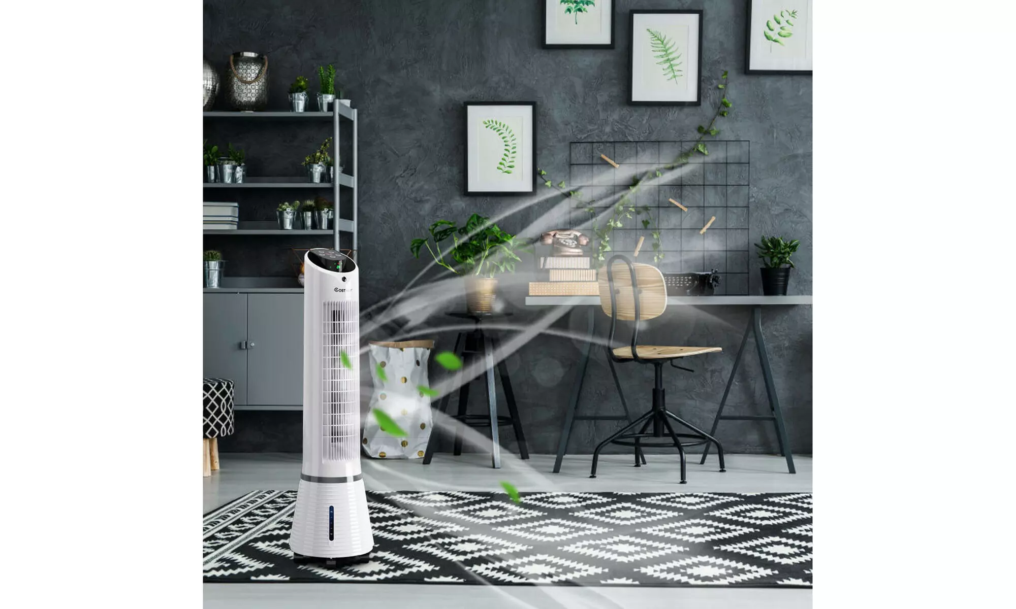Costway Portable Air Conditioner Cooler Fan Filter Humidify Tower Fan - Primary Image