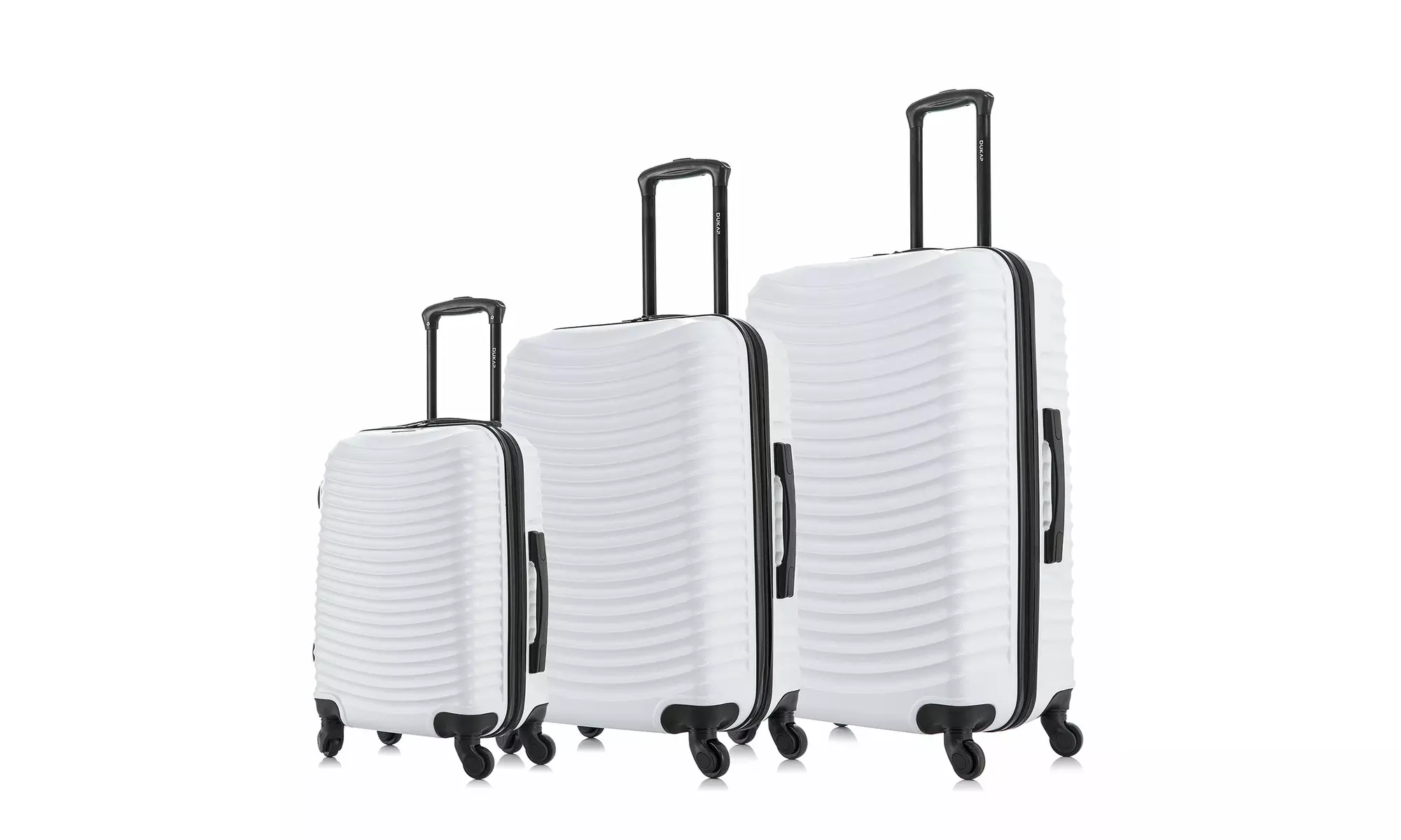 DUKAP Adly Lightweight Hardside Spinner 3 Piece Luggage Set 20"/24"/28"