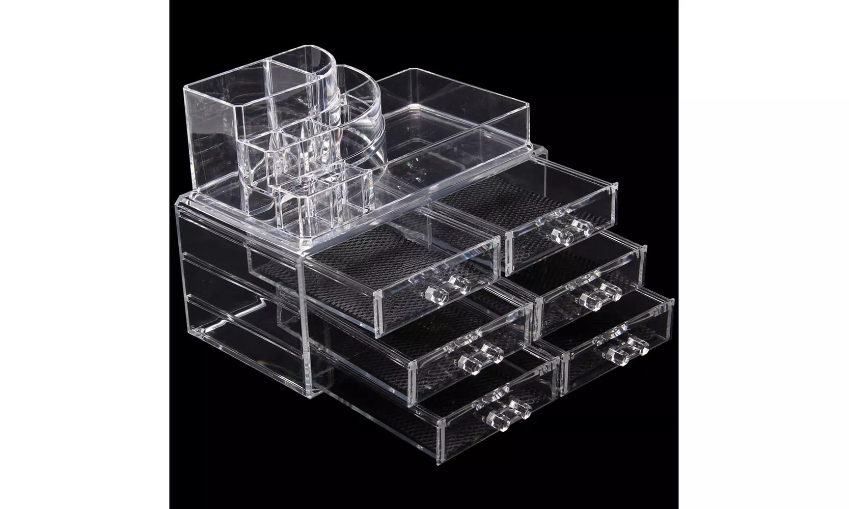 6 Drawers Integrated Acrylic Makeup Case Cosmetics Organizer  - Second Medium