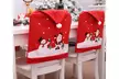4-Pack Santa Red Hat Chair Covers Sets for Christmas Holiday Dinner Party Decor - Second Medium