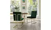 Astor Button Tufted Dining Chair Square Arms / Armless Frame - Set of 2