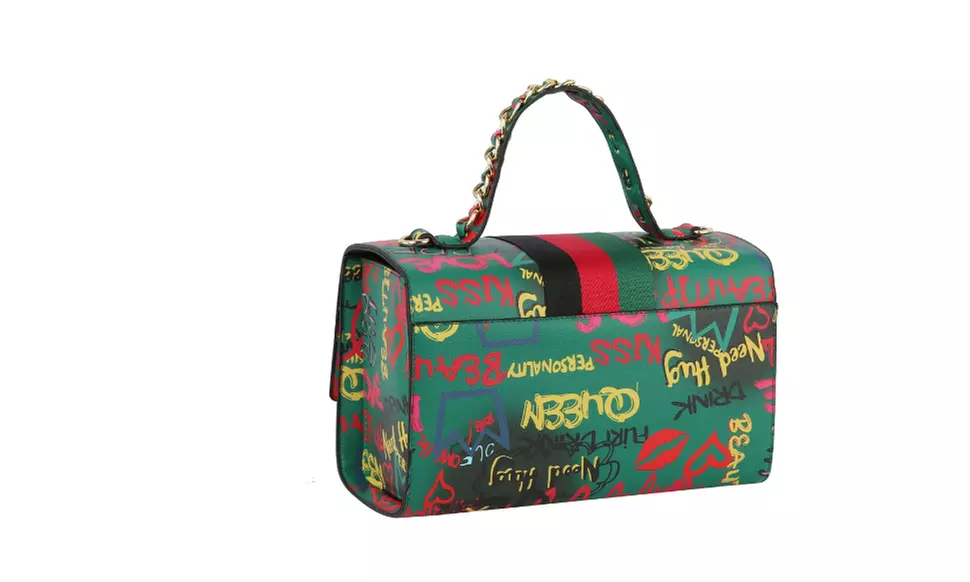 Women's Fashional Patent HandBag  Satchel with wallet