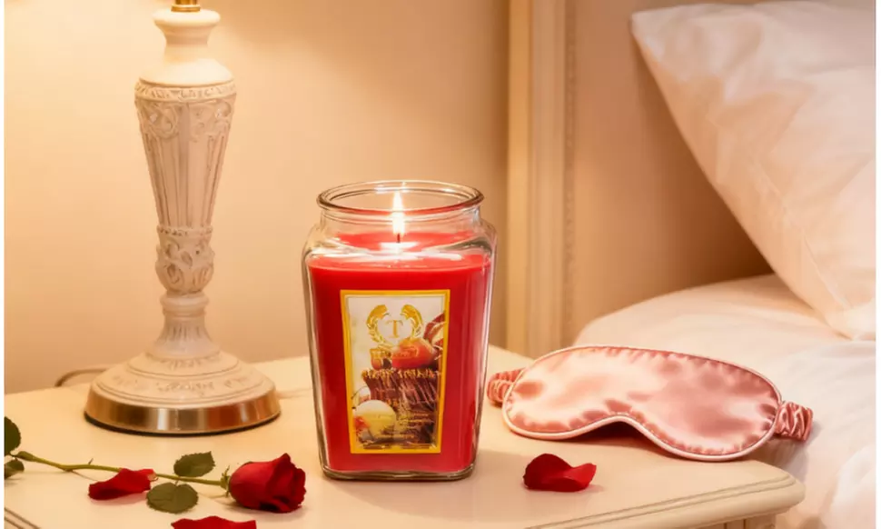 Six-Piece Toccata Aroma Scented Candles in 18oz Diamond Jars