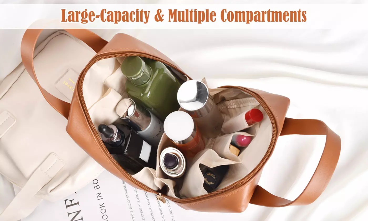 Travel Large Capacity Waterproof Makeup Bag Cosmetic Organizer