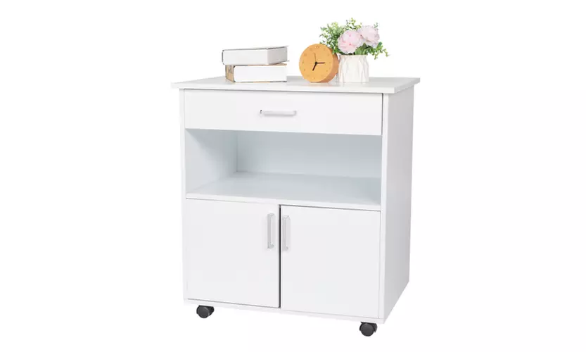 Wood Dresser Office Cabinet File Cabinet with Storage Shelves for Home Office - Primary Image