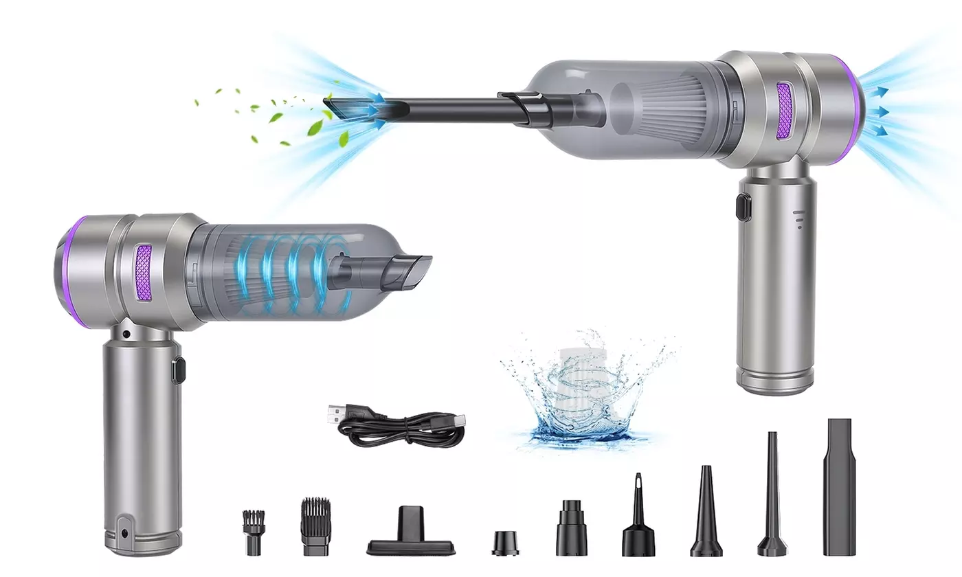 iMounTEK 16000PA 4-in-1 Cordless Handheld Car Vacuum Cleaner & Air Duster
