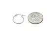 Sterling Silver 3 Piece Hoop Earring set By Paolo Fortelini - Second Medium