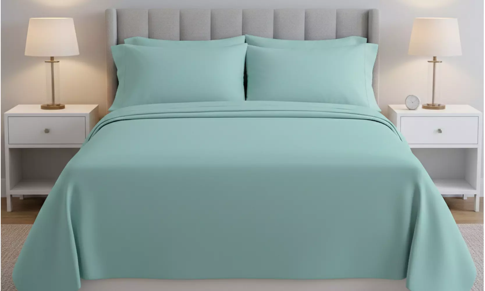 Luxury Home 6-Piece Microfiber Bed Sheet Set