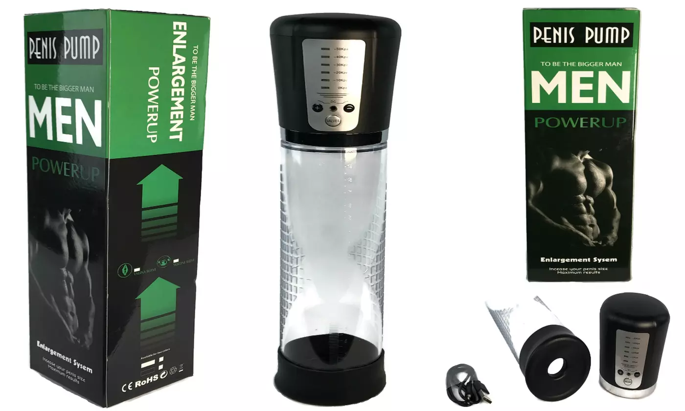 USB Rechargeable Penis Pump Automatic Penis Enlargement Pump 628 - Primary Image