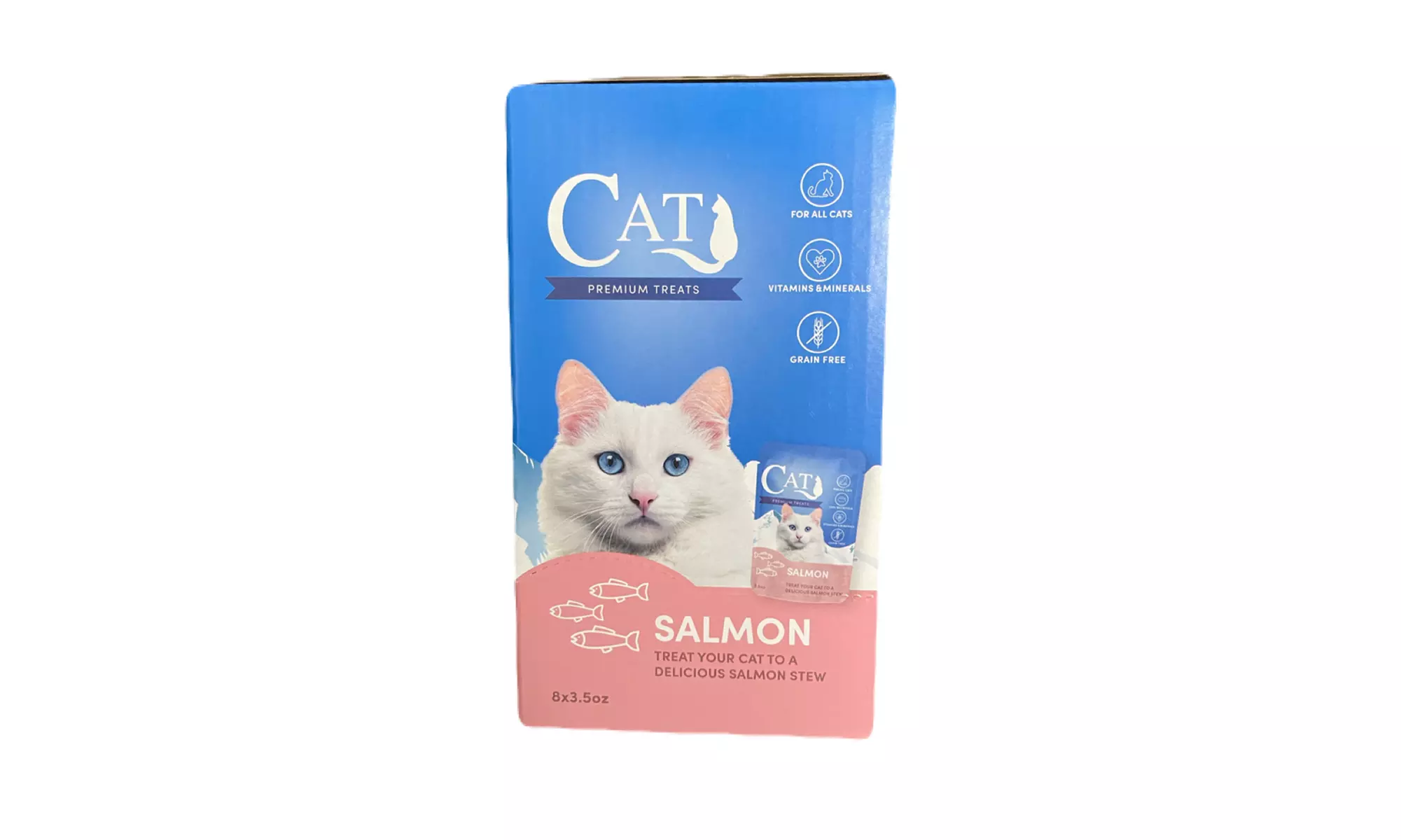 Cat by Scoochie Gravy/Stew 3.5 Ounce Pouch - Chicken or Salmon - 8 Pack