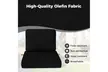 Costway 2-Pack 24" x 24" Deep Seat Cushion & Back Pillow with Removable Covers - Second Medium