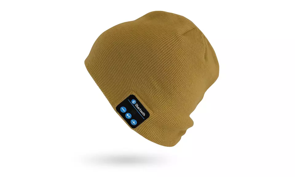 Beanie with Built In Wireless Bluetooth Headphones