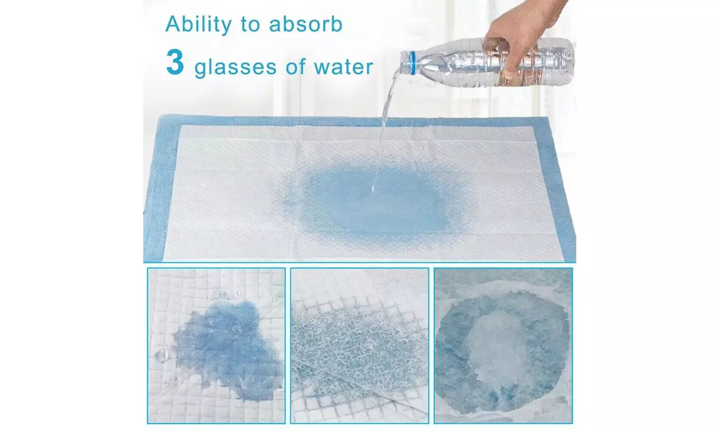100pcs 17in Pet Diaper Dog Training Pee Pads Disposable Healthy Nappy Toilet Mat