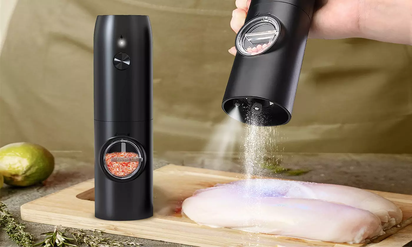 NewHome Electric Automatic Salt and Pepper Grinders 