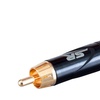 Image 4: Stage Right by Monoprice On Tour Cables XLR Male to RCA Male, 24AWG, Black, 15ft