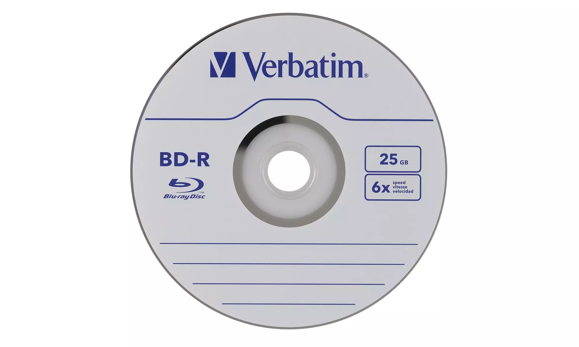 Verbatim 98397 Bd-r 25gb 6x Branded 50p Spind - Primary Image