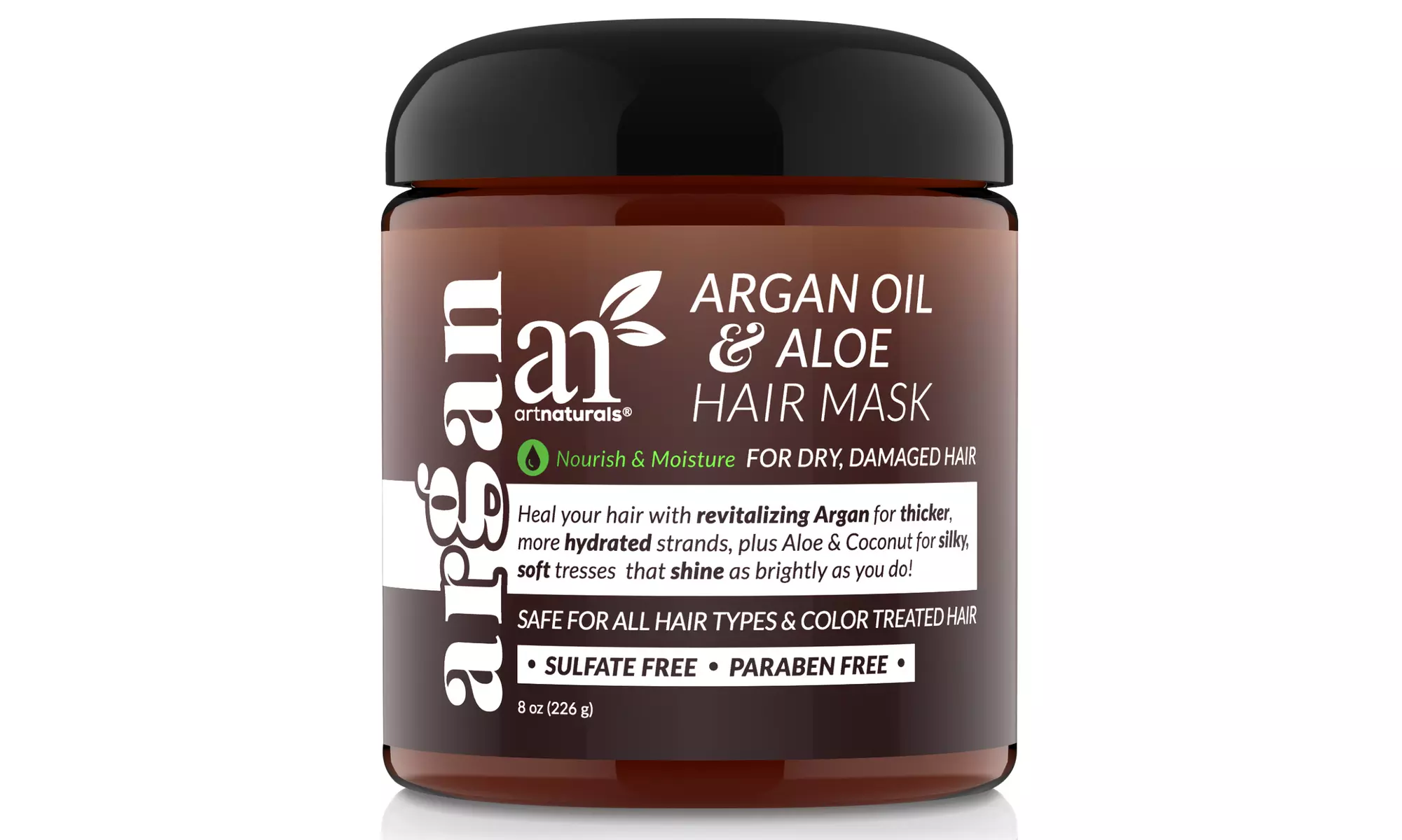 Artnaturals Argan Hair Mask Conditioner - Deep Conditioning Treatment  (8 Oz)  - Primary Image