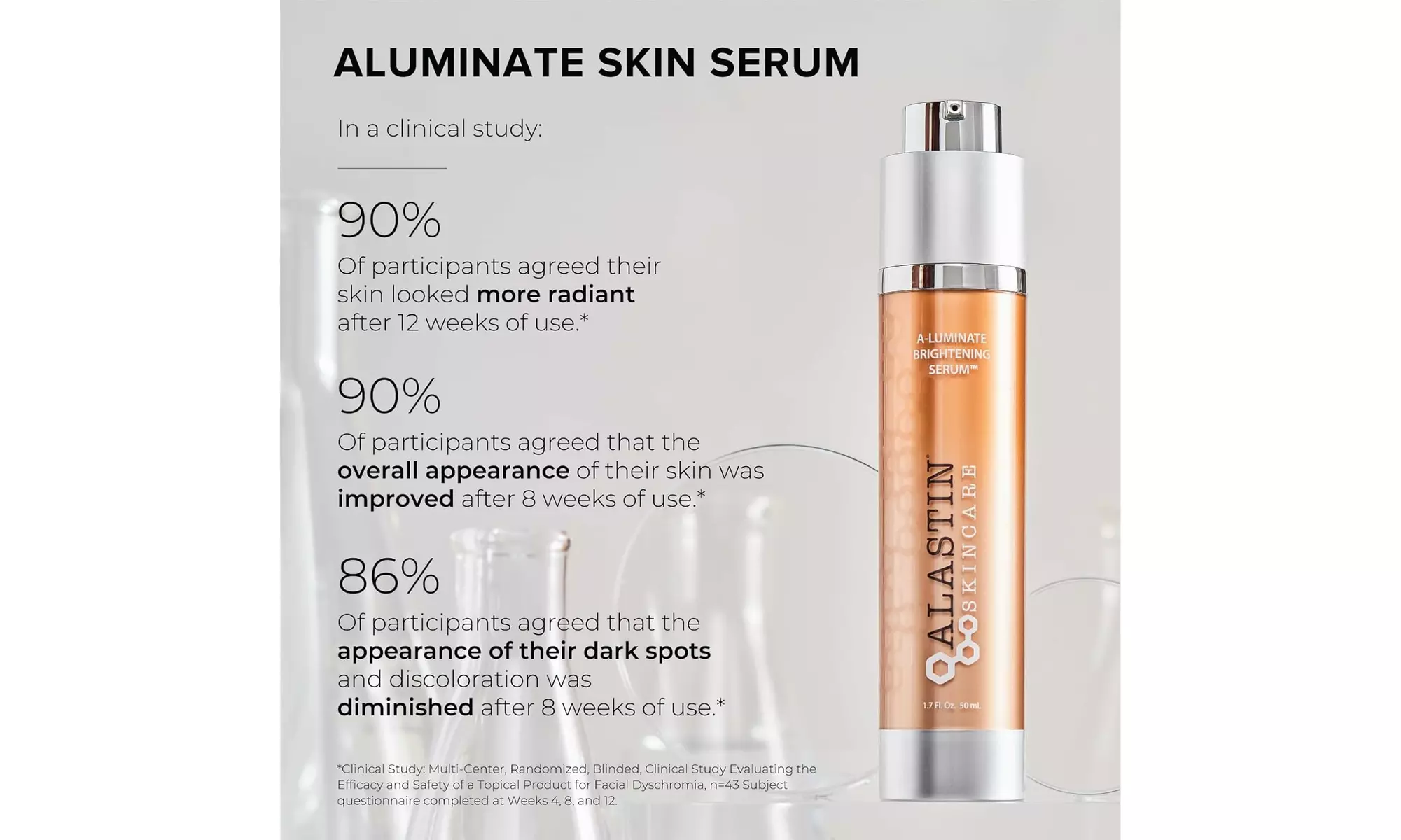ALASTIN Skincare A-LUMINATE Face Serum (1.7 Fl. Oz.) 