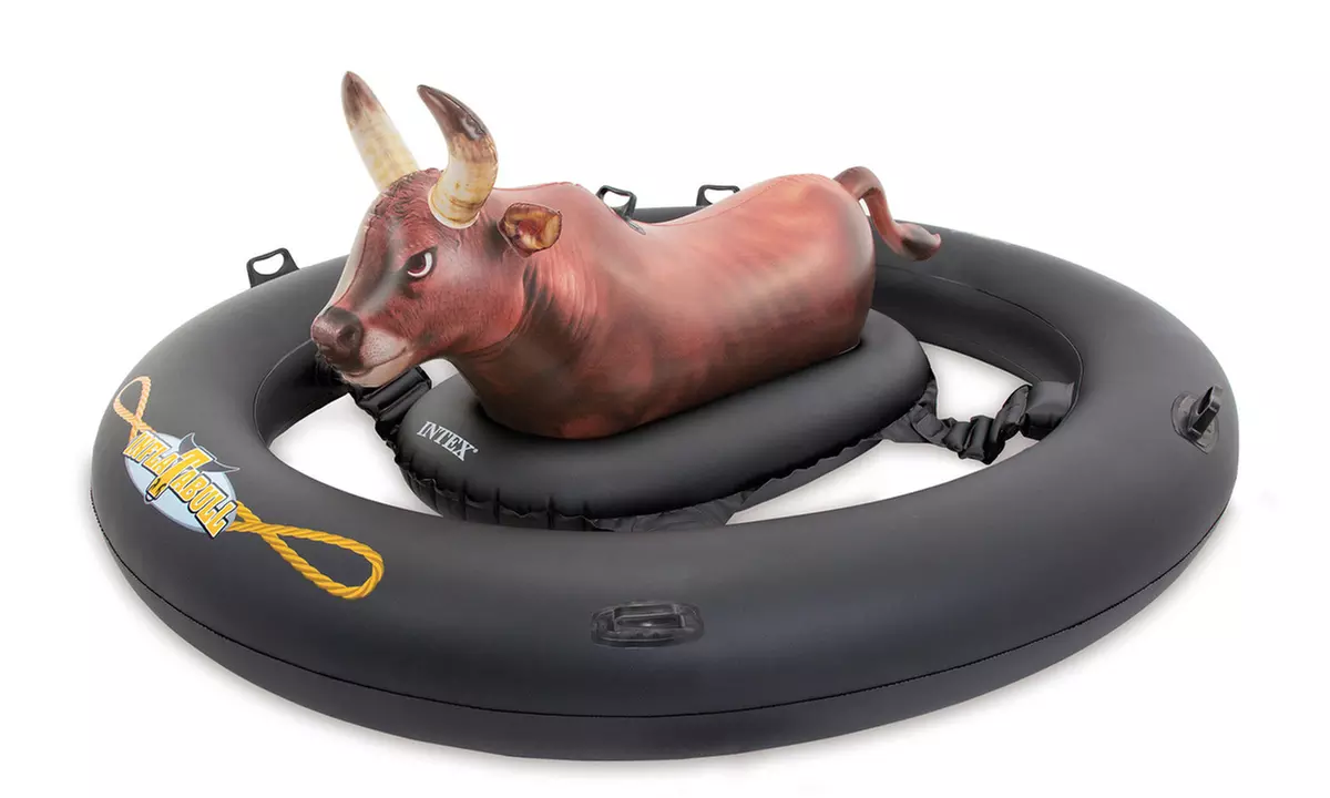 Inflatabull Bull-Riding GIANT Swimming Pool Inflatable newest