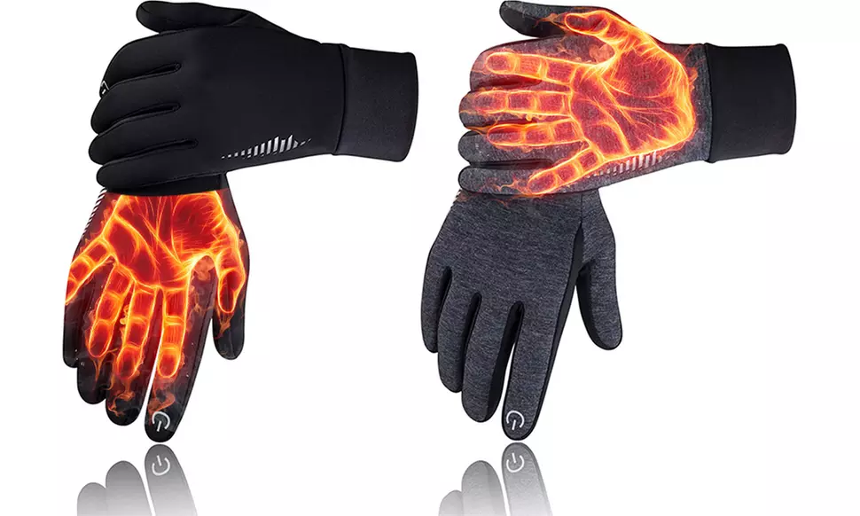 Windproof Winter Gloves Touchscreen Gloves Thermal Warm Gloves for Men and Women - Primary Image