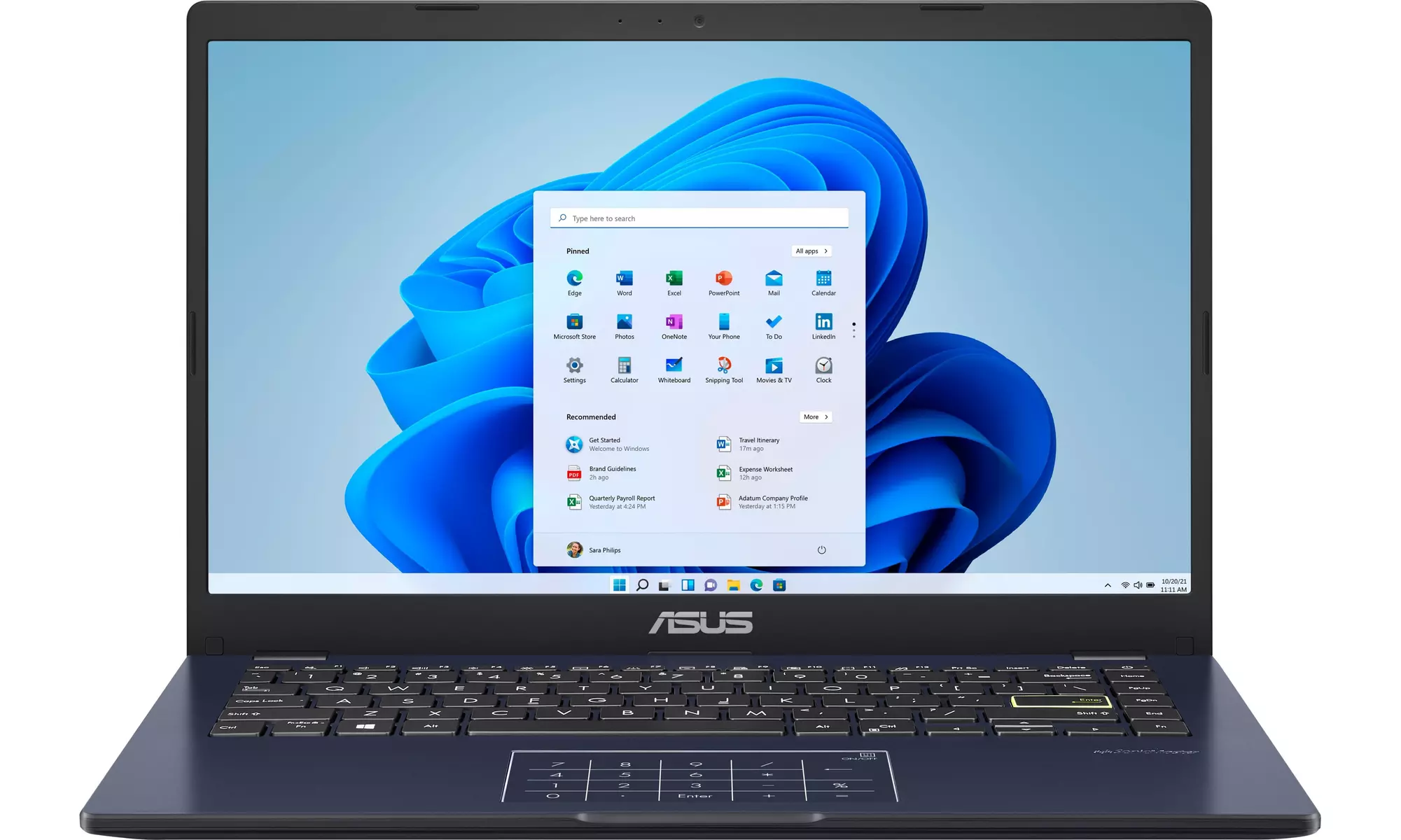 ASUS E410MA, 14" HD, N4020, 4GB RAM, 64GB eMMC, Windows 11 Home - Primary Image
